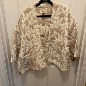 Universal Thread Beige and Cream Jacket